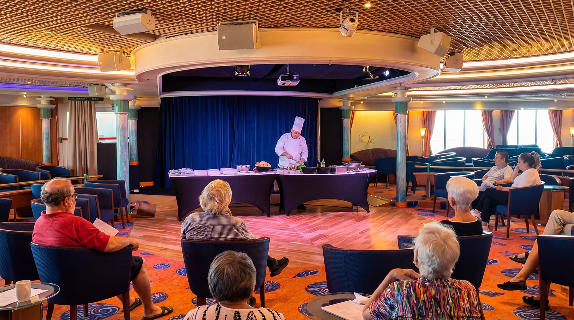 Cooking class aboard the Odyssey