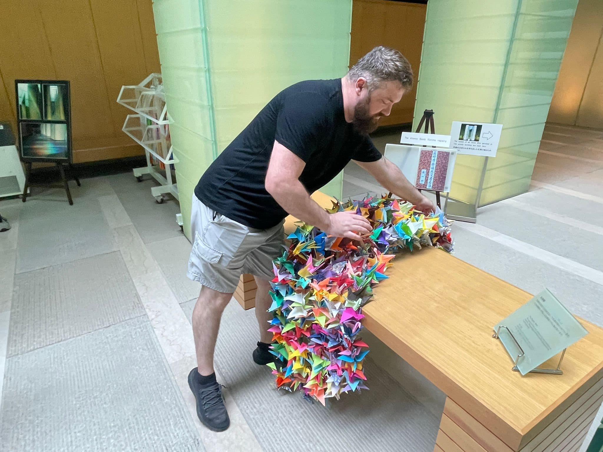 Paper cranes & peace memorials, Hiroshima and Nagasaki