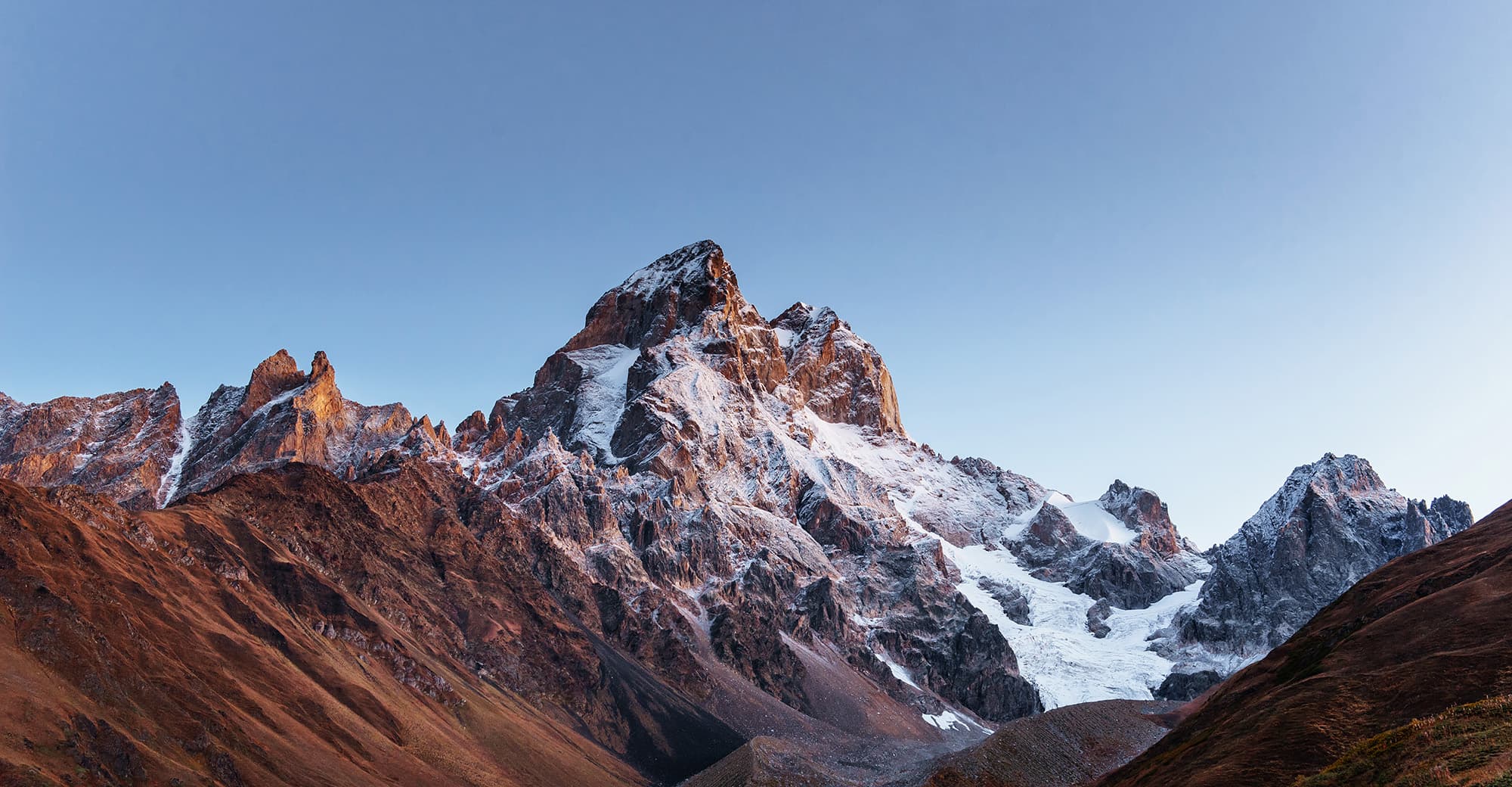 Mountain range backdrop