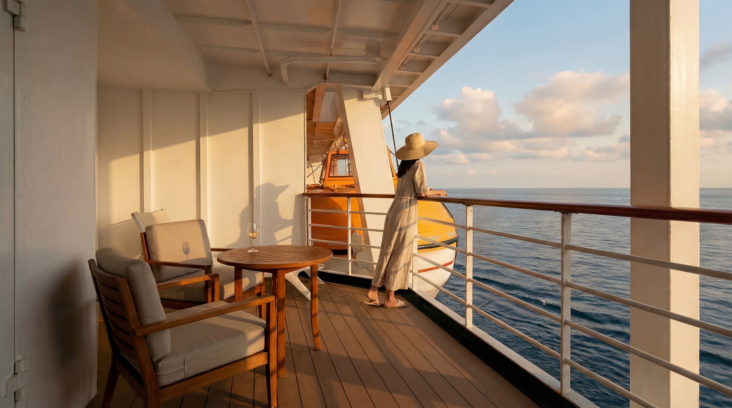 Balcony Villa aboard the Odyssey