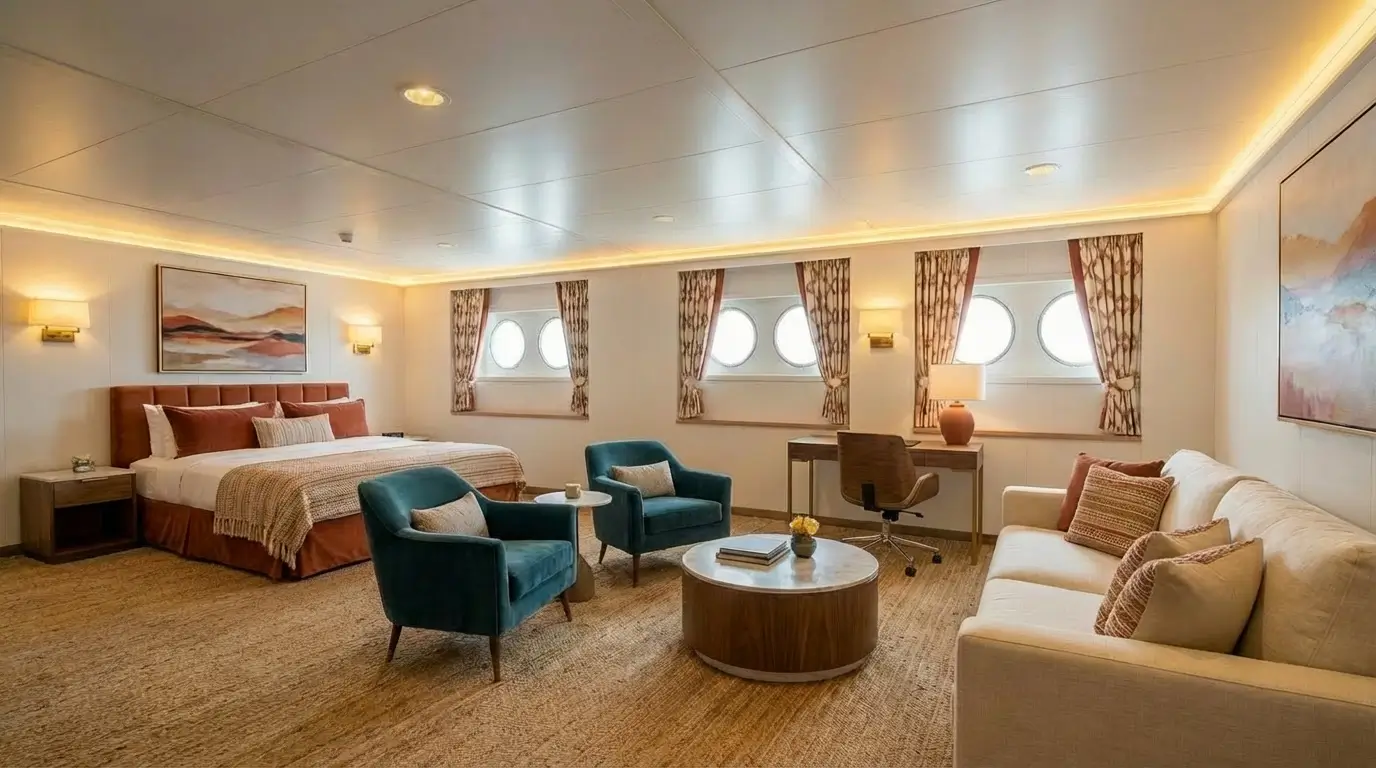 Three Combined Porthole Residences