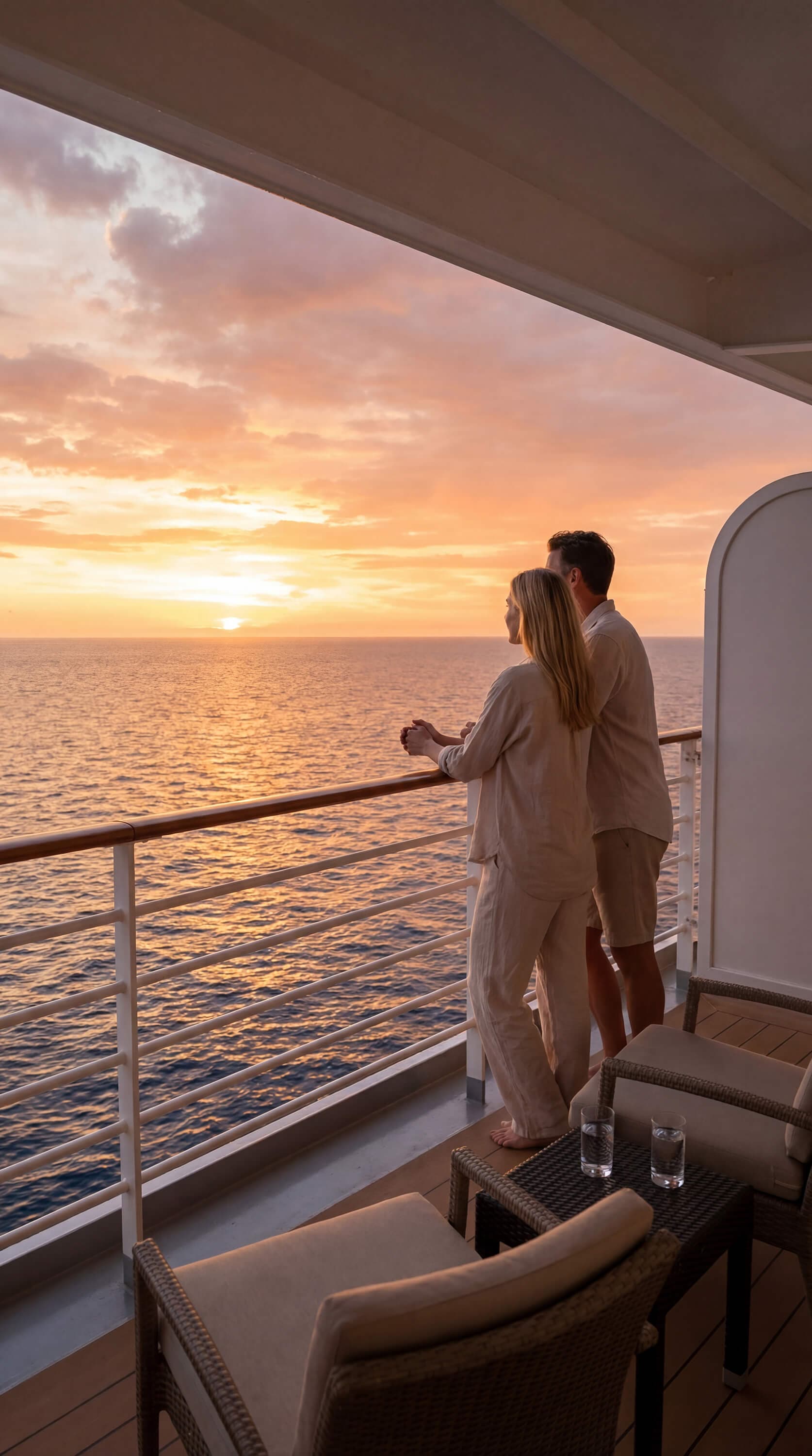 Sunset aboard the Odyssey