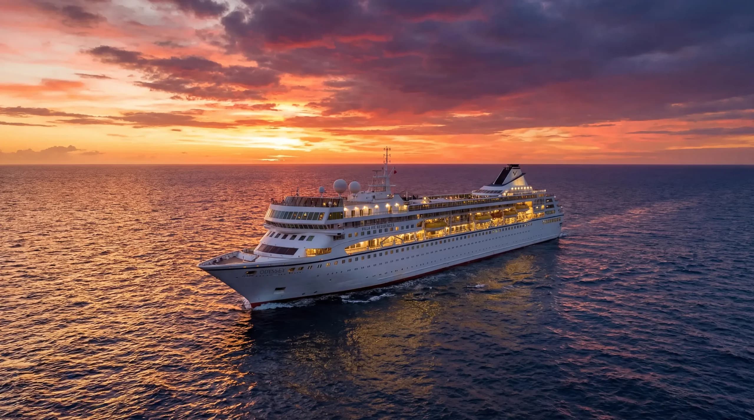 Villa Vie Odyssey at sea