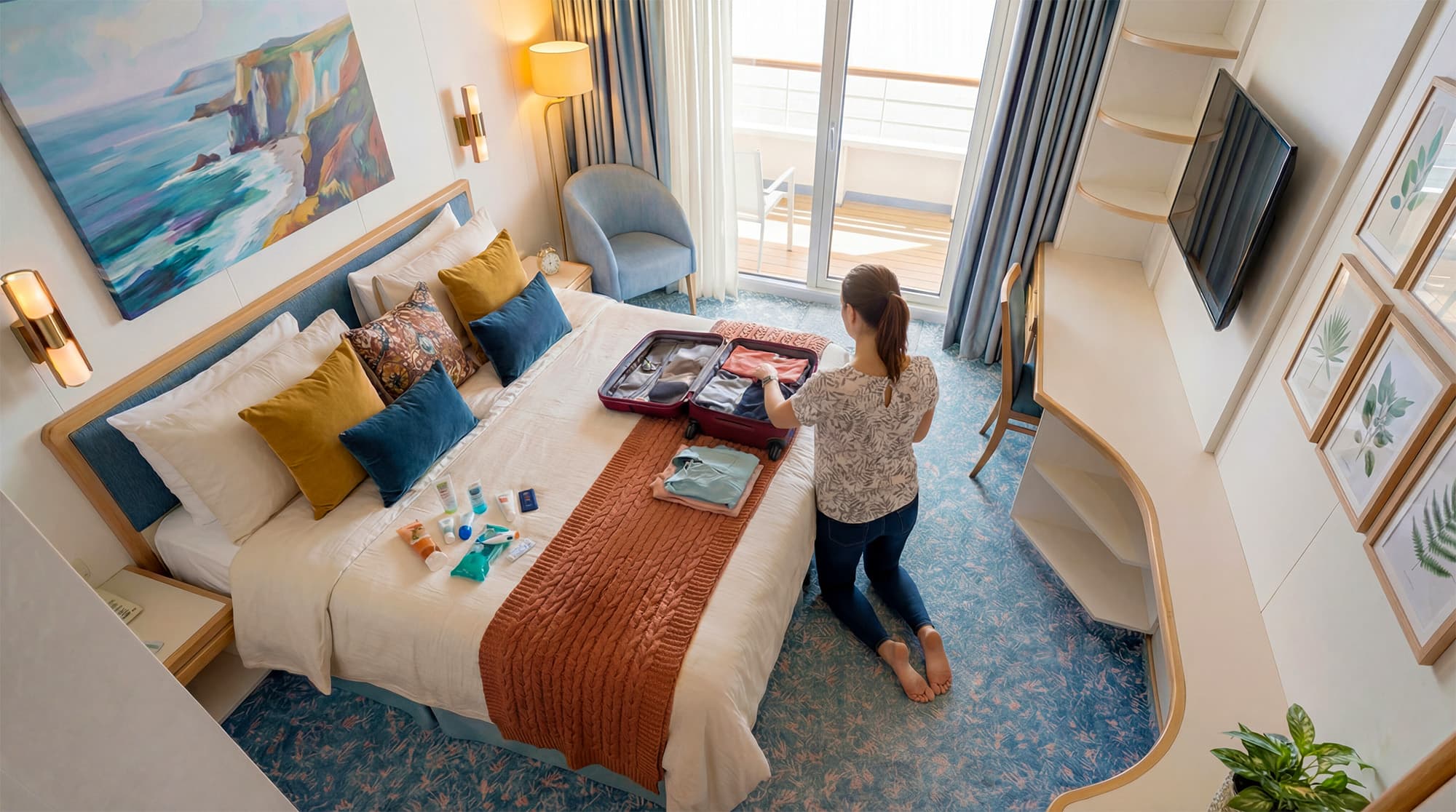 Packing on the Odyssey — jump on and off as you wish