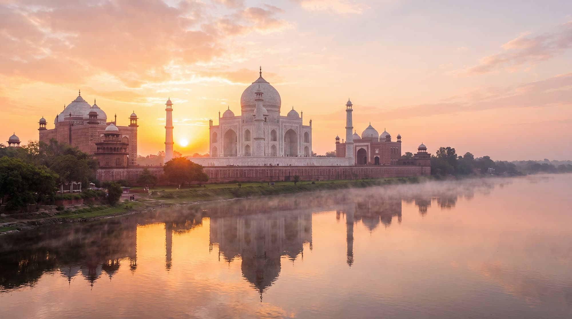 Taj Mahal at Sunrise
