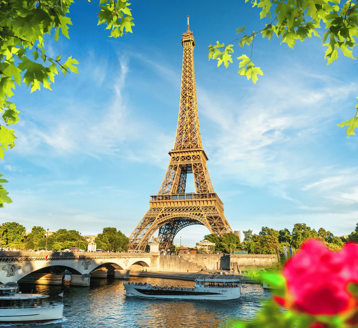 The Eiffel Tower, an iconic iron landmark located in Paris, stands as a symbol of French architectural prowess and has been captivating visitors since its completion in 1889.