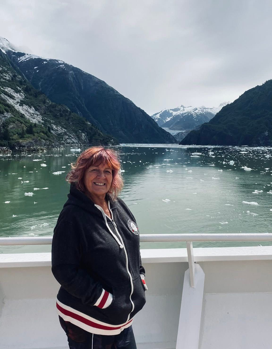 Mary Ann onboard enjoying life